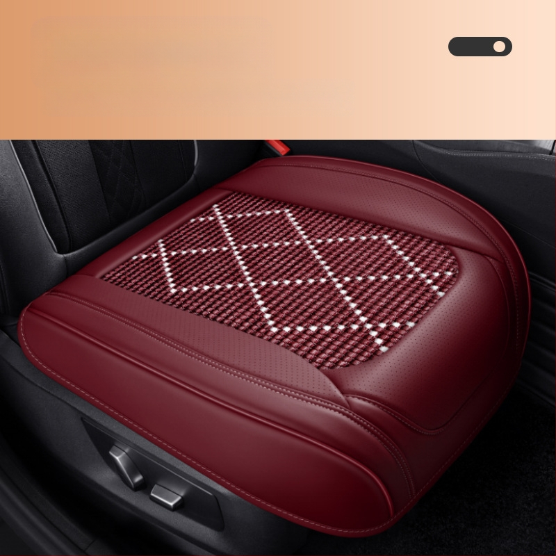 Dr. Jie automašīnas sēdekļa spilvens, universāls vasaras dzesēšanas spilvens, ledus zīda sēdekļa spilvens, Nappa ādas trīsdaļīgs komplekts, viengabalains sēdekļa spilvens