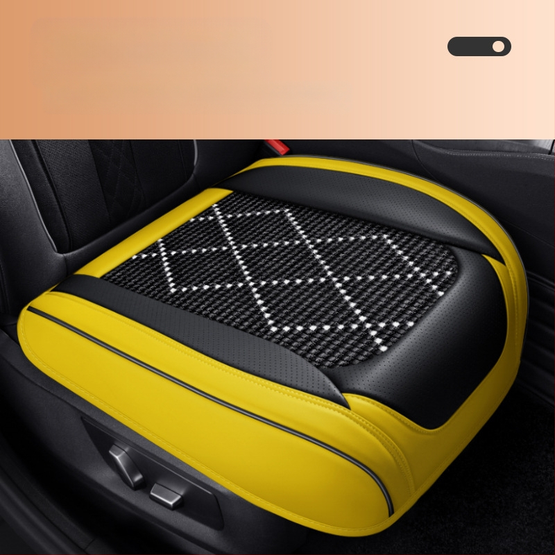 Dr. Jie automašīnas sēdekļa spilvens, universāls vasaras dzesēšanas spilvens, ledus zīda sēdekļa spilvens, Nappa ādas trīsdaļīgs komplekts, viengabalains sēdekļa spilvens