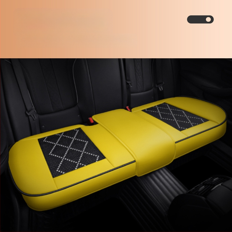 Dr. Jie automašīnas sēdekļa spilvens, universāls vasaras dzesēšanas spilvens, ledus zīda sēdekļa spilvens, Nappa ādas trīsdaļīgs komplekts, viengabalains sēdekļa spilvens