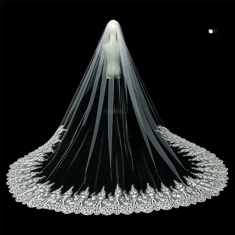 Nuotakos vestuvių pagrindinė vestuvinė suknelė, šydas, super nemirtingas mori, korėjietiško stiliaus ilgauodegis nėriniuotas šydas, aksesuarai