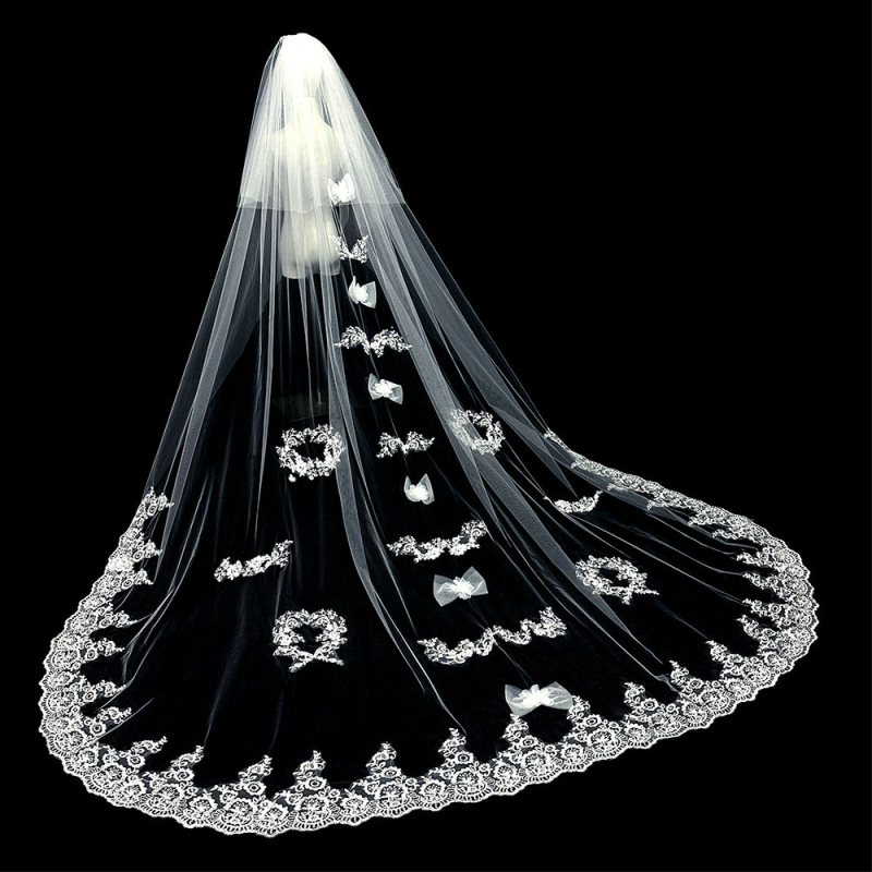 Nuotakos vestuvių pagrindinė vestuvinė suknelė, šydas, super nemirtingas mori, korėjietiško stiliaus ilgauodegis nėriniuotas šydas, aksesuarai