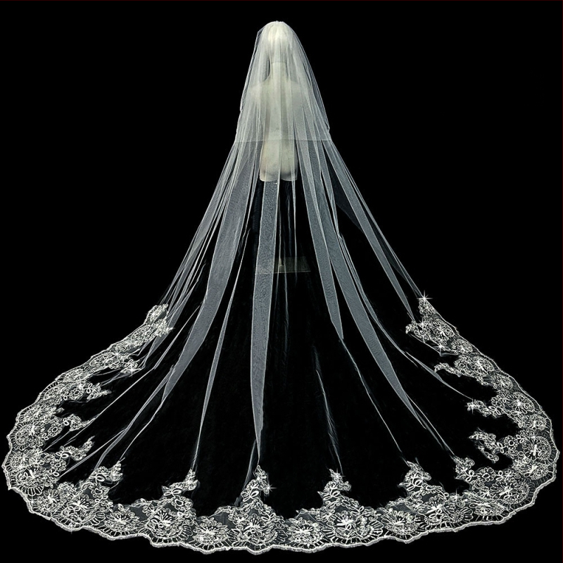 Nuotakos vestuvių pagrindinė vestuvinė suknelė, šydas, super nemirtingas mori, korėjietiško stiliaus ilgauodegis nėriniuotas šydas, aksesuarai