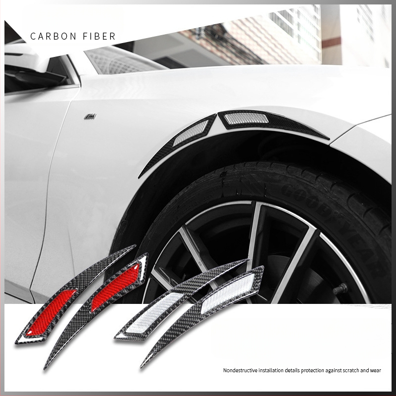 Uue auto ratta kulmude kokkupõrkevastane riba modifitseeritud universaalne päris süsinikkiust kokkupõrkevastane kriimustuskindel liim kokkupõrkevastane kleebis dekoratiivriba