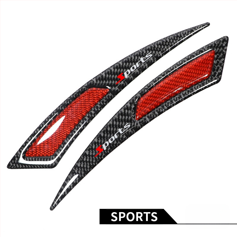 Uue auto ratta kulmude kokkupõrkevastane riba modifitseeritud universaalne päris süsinikkiust kokkupõrkevastane kriimustuskindel liim kokkupõrkevastane kleebis dekoratiivriba