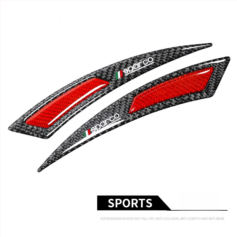 Uue auto ratta kulmude kokkupõrkevastane riba modifitseeritud universaalne päris süsinikkiust kokkupõrkevastane kriimustuskindel liim kokkupõrkevastane kleebis dekoratiivriba