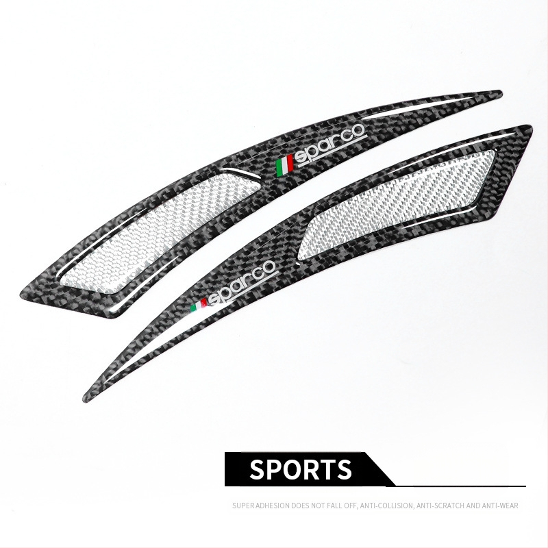 Uue auto ratta kulmude kokkupõrkevastane riba modifitseeritud universaalne päris süsinikkiust kokkupõrkevastane kriimustuskindel liim kokkupõrkevastane kleebis dekoratiivriba