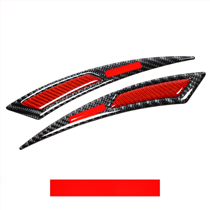 Uue auto ratta kulmude kokkupõrkevastane riba modifitseeritud universaalne päris süsinikkiust kokkupõrkevastane kriimustuskindel liim kokkupõrkevastane kleebis dekoratiivriba