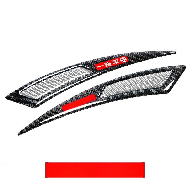 Uue auto ratta kulmude kokkupõrkevastane riba modifitseeritud universaalne päris süsinikkiust kokkupõrkevastane kriimustuskindel liim kokkupõrkevastane kleebis dekoratiivriba