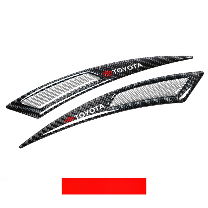 Uue auto ratta kulmude kokkupõrkevastane riba modifitseeritud universaalne päris süsinikkiust kokkupõrkevastane kriimustuskindel liim kokkupõrkevastane kleebis dekoratiivriba