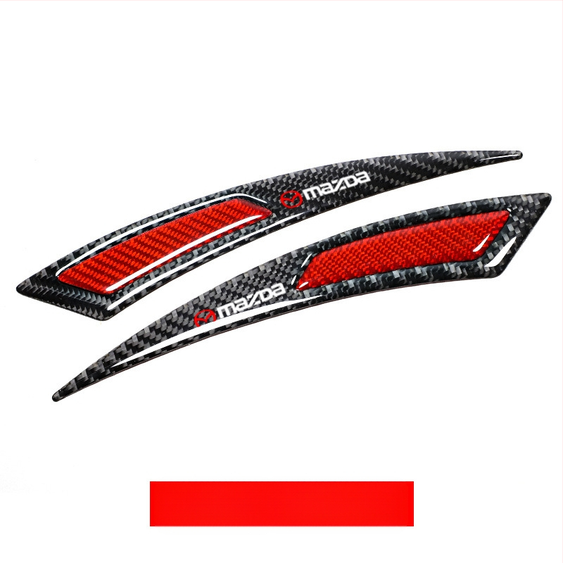 Uue auto ratta kulmude kokkupõrkevastane riba modifitseeritud universaalne päris süsinikkiust kokkupõrkevastane kriimustuskindel liim kokkupõrkevastane kleebis dekoratiivriba