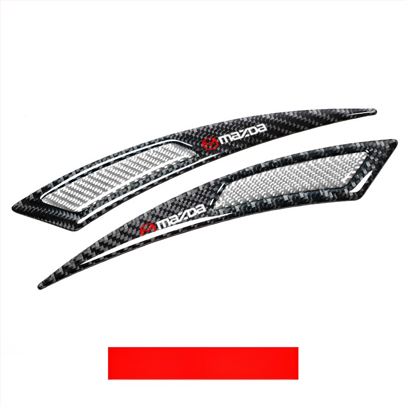 Uue auto ratta kulmude kokkupõrkevastane riba modifitseeritud universaalne päris süsinikkiust kokkupõrkevastane kriimustuskindel liim kokkupõrkevastane kleebis dekoratiivriba