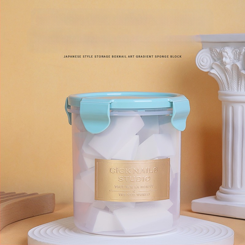 Maniküür Ümmargune ots Terav gradientkäsn Pea Poke Pen Pat Liim Määrdunud Põsepuna Värvitud DIY Küünesalongi Tööriist