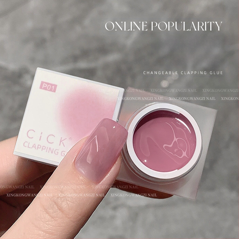 Maniküür Ümmargune ots Terav gradientkäsn Pea Poke Pen Pat Liim Määrdunud Põsepuna Värvitud DIY Küünesalongi Tööriist