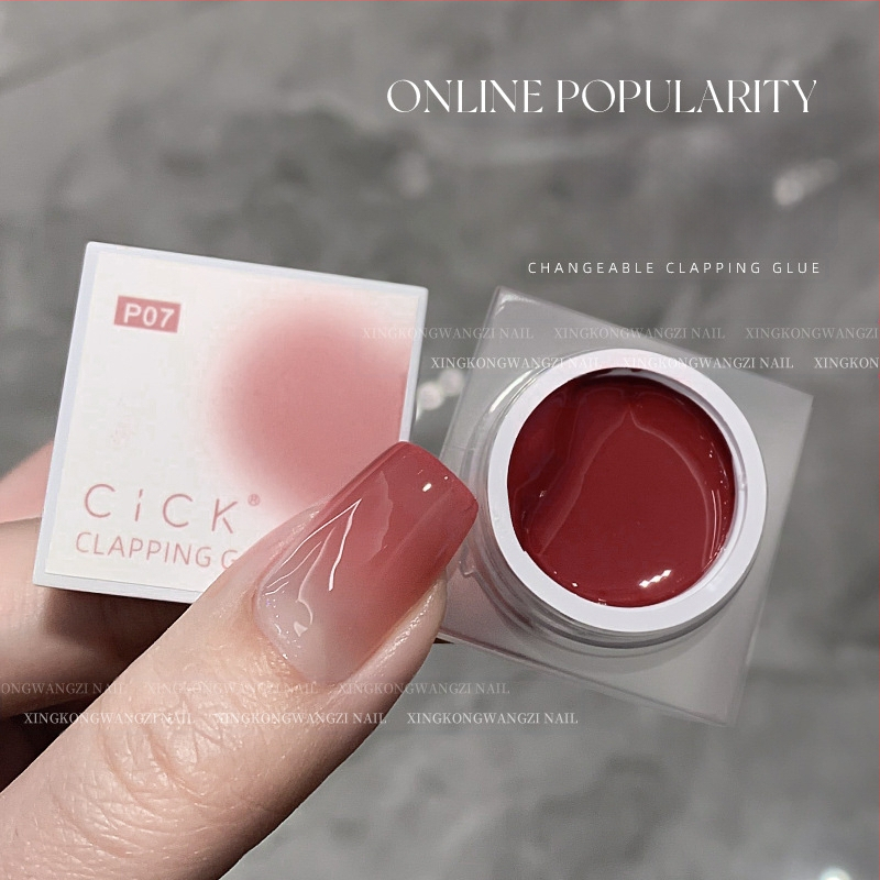 Maniküür Ümmargune ots Terav gradientkäsn Pea Poke Pen Pat Liim Määrdunud Põsepuna Värvitud DIY Küünesalongi Tööriist