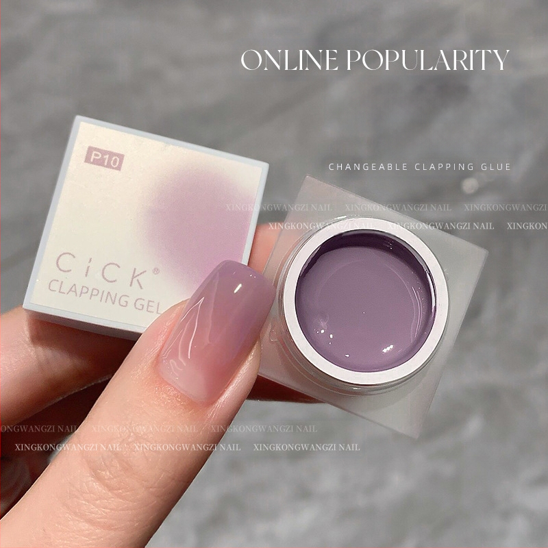 Maniküür Ümmargune ots Terav gradientkäsn Pea Poke Pen Pat Liim Määrdunud Põsepuna Värvitud DIY Küünesalongi Tööriist