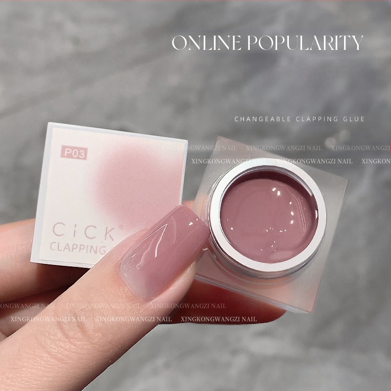 Maniküür Ümmargune ots Terav gradientkäsn Pea Poke Pen Pat Liim Määrdunud Põsepuna Värvitud DIY Küünesalongi Tööriist