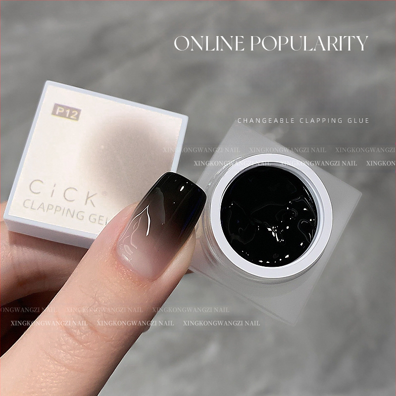 Maniküür Ümmargune ots Terav gradientkäsn Pea Poke Pen Pat Liim Määrdunud Põsepuna Värvitud DIY Küünesalongi Tööriist