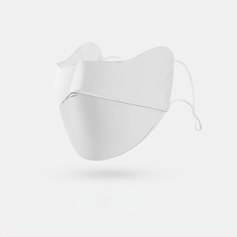 Γυναικεία Μάσκα Αντηλιακής Προστασίας για Γωνία Ματιών, Αναπνέουσα, Καλοκαιρινή, Αντι-υπεριώδης, Ντεγκραντέ, Πάγος, Μεταξωτή Στερεοφωνική Μάσκα Σκίασης UPF50