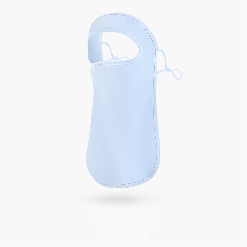 Γυναικεία Μάσκα Αντηλιακής Προστασίας για Γωνία Ματιών, Αναπνέουσα, Καλοκαιρινή, Αντι-υπεριώδης, Ντεγκραντέ, Πάγος, Μεταξωτή Στερεοφωνική Μάσκα Σκίασης UPF50