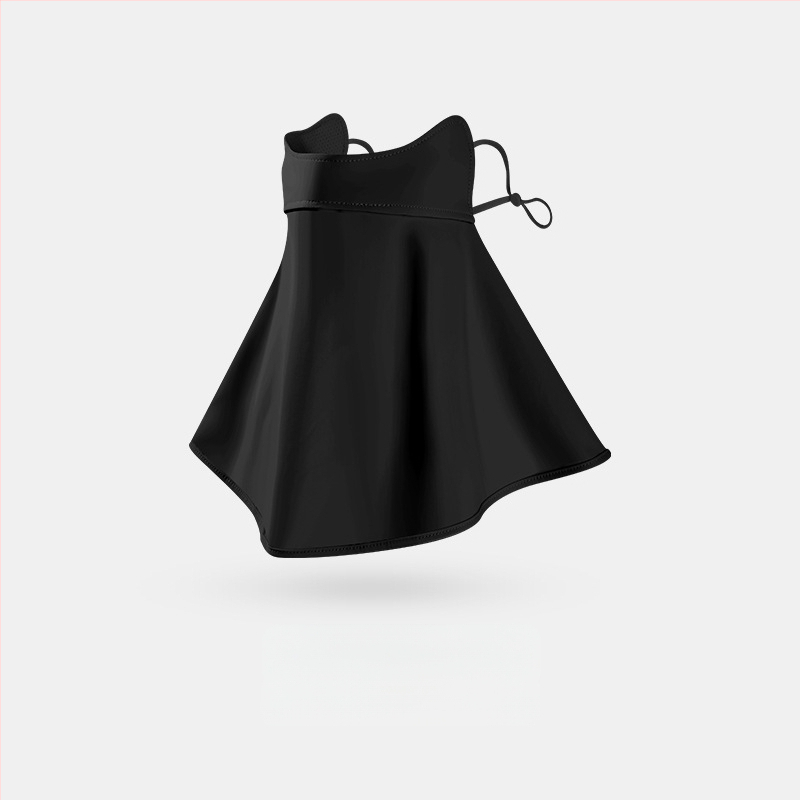 Γυναικεία Μάσκα Αντηλιακής Προστασίας για Γωνία Ματιών, Αναπνέουσα, Καλοκαιρινή, Αντι-υπεριώδης, Ντεγκραντέ, Πάγος, Μεταξωτή Στερεοφωνική Μάσκα Σκίασης UPF50