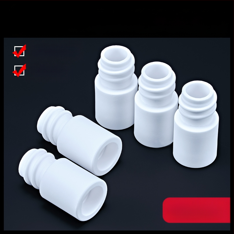 1K kaitseotsik Euroopa gaasiga varjestatud keevituspüstoli lisatarvikud õhuvaba kaitsehülssotsik 200A keraamiline kahe varjestusega keevitusmasina portselanotsik