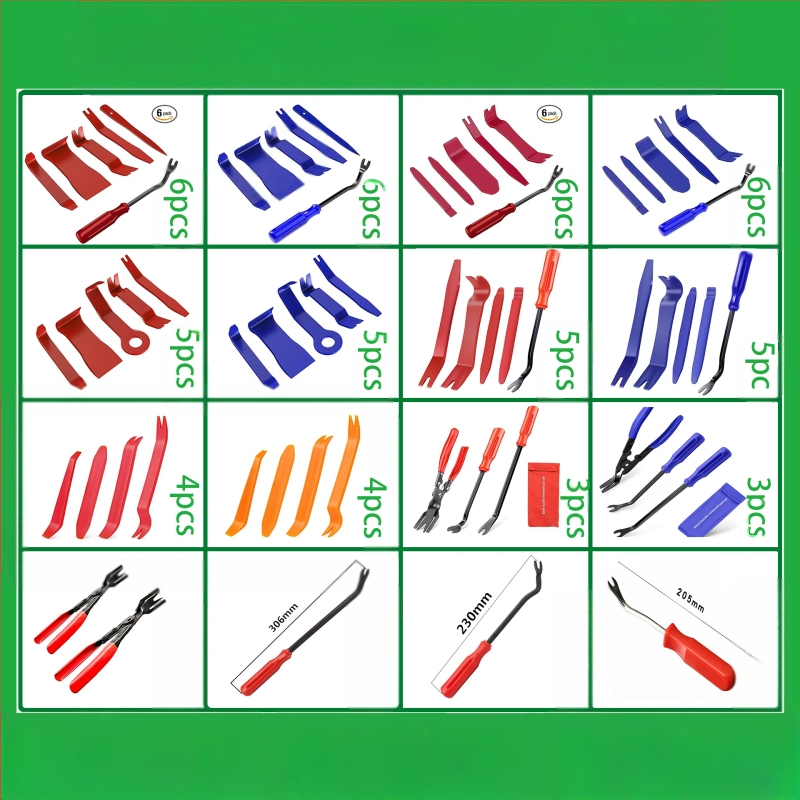 Autotööstuse plastdetailide eemaldamise tööriistakomplekt sobib helisüsteemi kaitseraudade, armatuurlaua, salongi pandlate jms jaoks. Tootja on spetsialiseerunud...