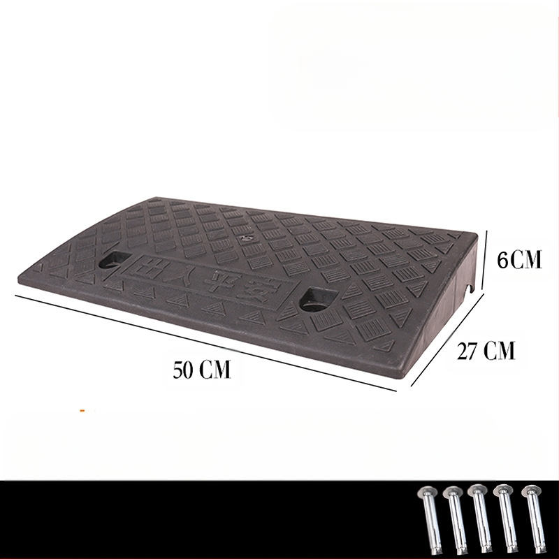 Μαξιλάρι για να ανεβείτε στο αυτοκίνητο, τον δρόμο και την άκρη του δρόμου, πλαστικό μαξιλάρι κατωφλιού οικιακής χρήσης, μαξιλάρι τριγωνικής κλίσης σκαλοπατιού, μαξιλάρι σκαλοπατιού με κλίση δοντιού