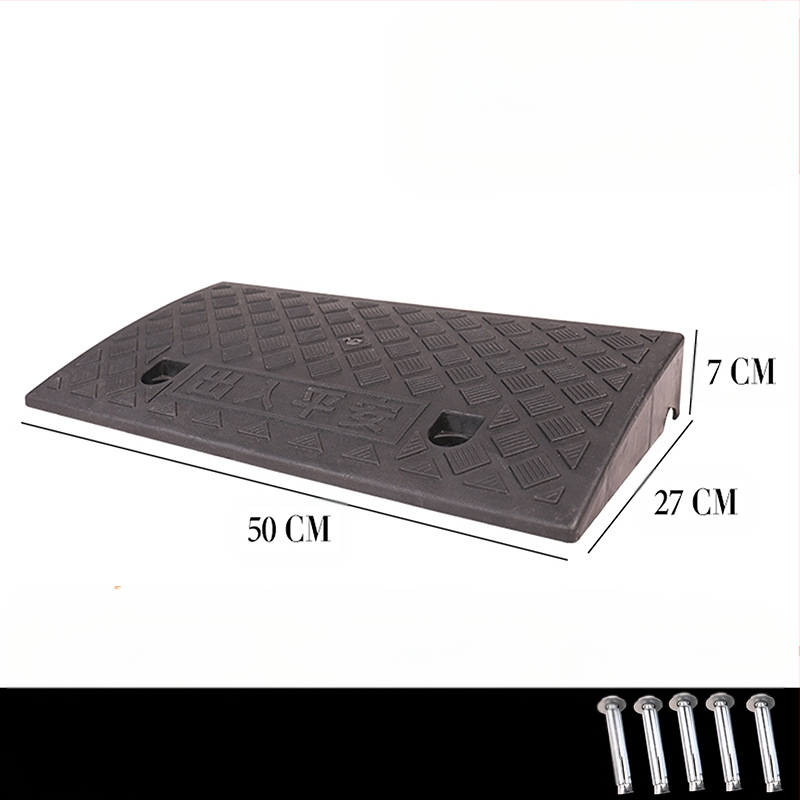 Μαξιλάρι για να ανεβείτε στο αυτοκίνητο, τον δρόμο και την άκρη του δρόμου, πλαστικό μαξιλάρι κατωφλιού οικιακής χρήσης, μαξιλάρι τριγωνικής κλίσης σκαλοπατιού, μαξιλάρι σκαλοπατιού με κλίση δοντιού