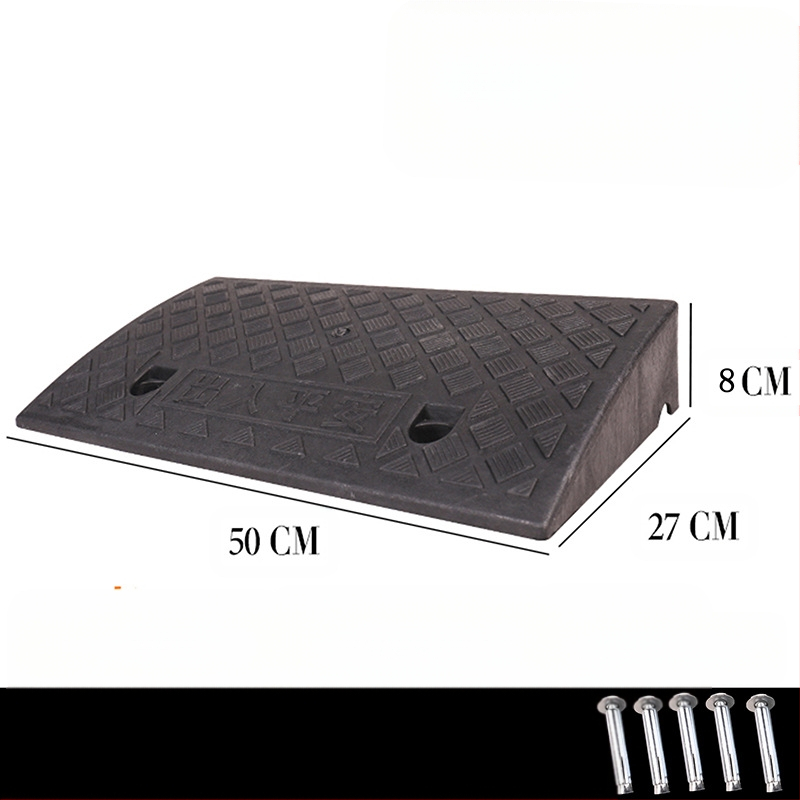 Μαξιλάρι για να ανεβείτε στο αυτοκίνητο, τον δρόμο και την άκρη του δρόμου, πλαστικό μαξιλάρι κατωφλιού οικιακής χρήσης, μαξιλάρι τριγωνικής κλίσης σκαλοπατιού, μαξιλάρι σκαλοπατιού με κλίση δοντιού