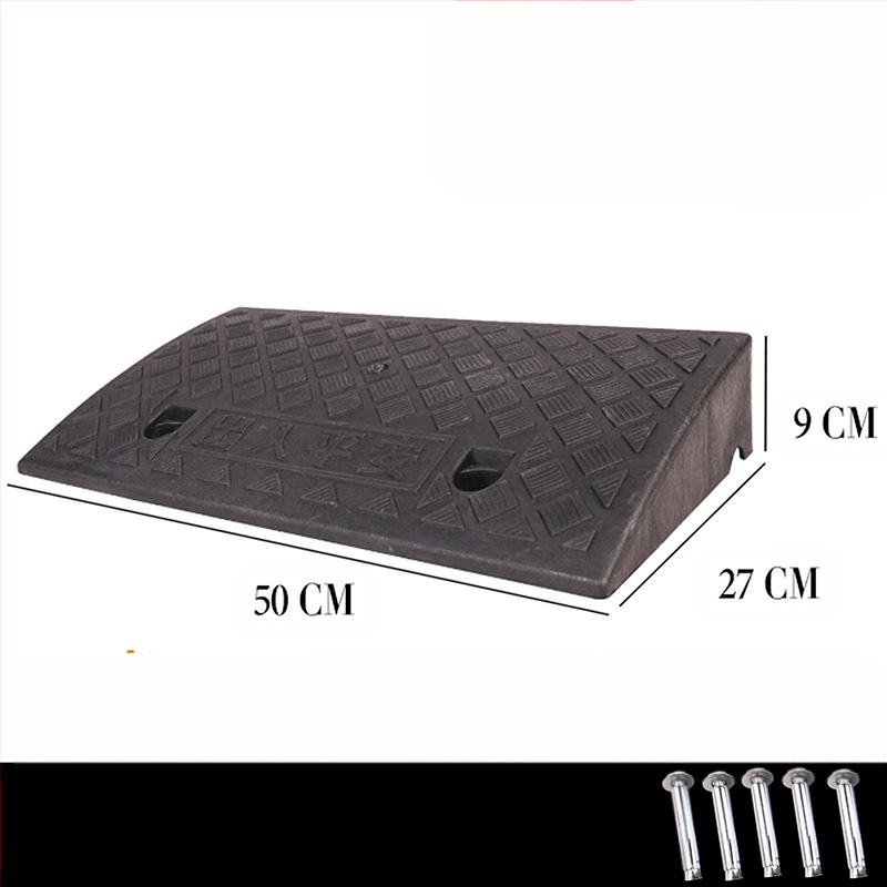 Μαξιλάρι για να ανεβείτε στο αυτοκίνητο, τον δρόμο και την άκρη του δρόμου, πλαστικό μαξιλάρι κατωφλιού οικιακής χρήσης, μαξιλάρι τριγωνικής κλίσης σκαλοπατιού, μαξιλάρι σκαλοπατιού με κλίση δοντιού