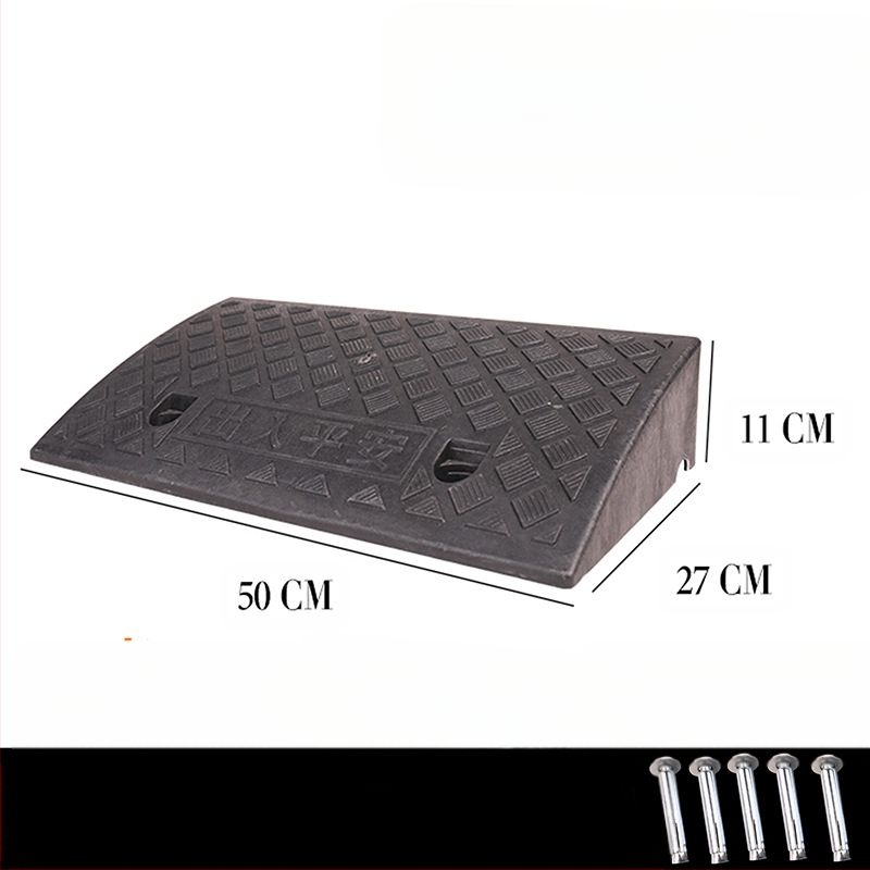 Μαξιλάρι για να ανεβείτε στο αυτοκίνητο, τον δρόμο και την άκρη του δρόμου, πλαστικό μαξιλάρι κατωφλιού οικιακής χρήσης, μαξιλάρι τριγωνικής κλίσης σκαλοπατιού, μαξιλάρι σκαλοπατιού με κλίση δοντιού