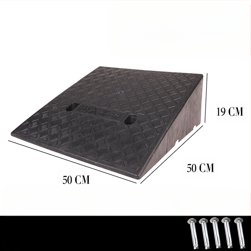 Μαξιλάρι για να ανεβείτε στο αυτοκίνητο, τον δρόμο και την άκρη του δρόμου, πλαστικό μαξιλάρι κατωφλιού οικιακής χρήσης, μαξιλάρι τριγωνικής κλίσης σκαλοπατιού, μαξιλάρι σκαλοπατιού με κλίση δοντιού