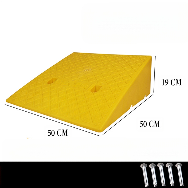 Μαξιλάρι για να ανεβείτε στο αυτοκίνητο, τον δρόμο και την άκρη του δρόμου, πλαστικό μαξιλάρι κατωφλιού οικιακής χρήσης, μαξιλάρι τριγωνικής κλίσης σκαλοπατιού, μαξιλάρι σκαλοπατιού με κλίση δοντιού