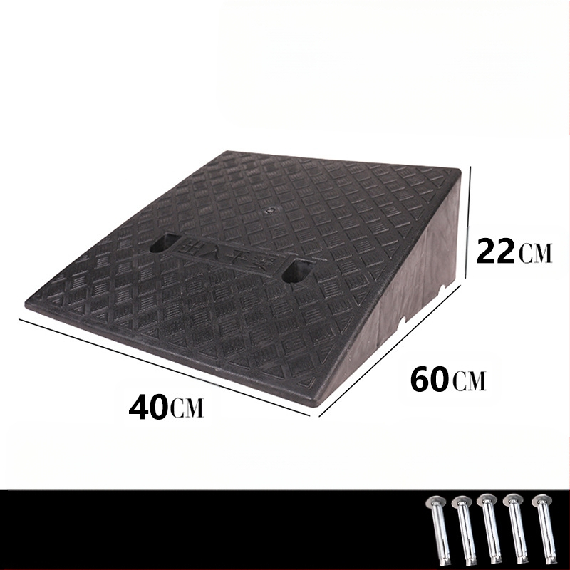 Μαξιλάρι για να ανεβείτε στο αυτοκίνητο, τον δρόμο και την άκρη του δρόμου, πλαστικό μαξιλάρι κατωφλιού οικιακής χρήσης, μαξιλάρι τριγωνικής κλίσης σκαλοπατιού, μαξιλάρι σκαλοπατιού με κλίση δοντιού