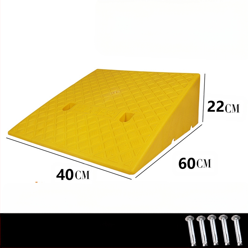 Μαξιλάρι για να ανεβείτε στο αυτοκίνητο, τον δρόμο και την άκρη του δρόμου, πλαστικό μαξιλάρι κατωφλιού οικιακής χρήσης, μαξιλάρι τριγωνικής κλίσης σκαλοπατιού, μαξιλάρι σκαλοπατιού με κλίση δοντιού