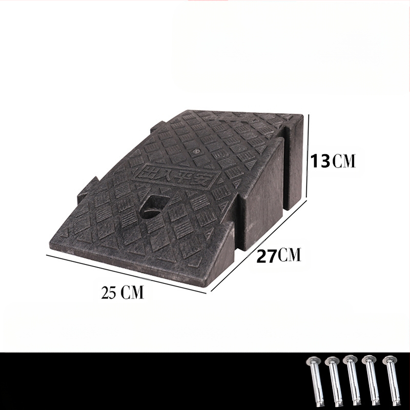 Μαξιλάρι για να ανεβείτε στο αυτοκίνητο, τον δρόμο και την άκρη του δρόμου, πλαστικό μαξιλάρι κατωφλιού οικιακής χρήσης, μαξιλάρι τριγωνικής κλίσης σκαλοπατιού, μαξιλάρι σκαλοπατιού με κλίση δοντιού