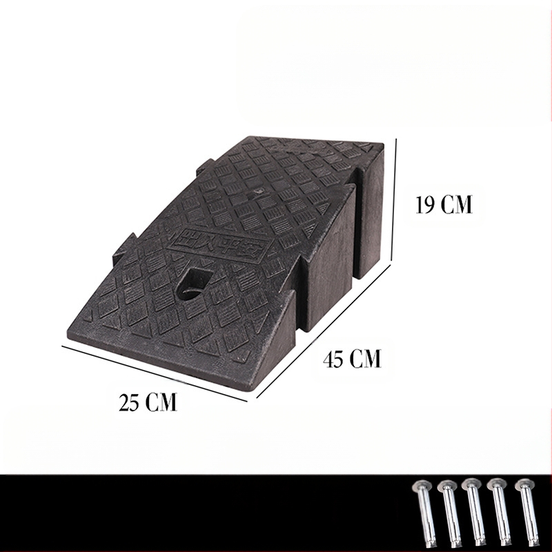 Μαξιλάρι για να ανεβείτε στο αυτοκίνητο, τον δρόμο και την άκρη του δρόμου, πλαστικό μαξιλάρι κατωφλιού οικιακής χρήσης, μαξιλάρι τριγωνικής κλίσης σκαλοπατιού, μαξιλάρι σκαλοπατιού με κλίση δοντιού