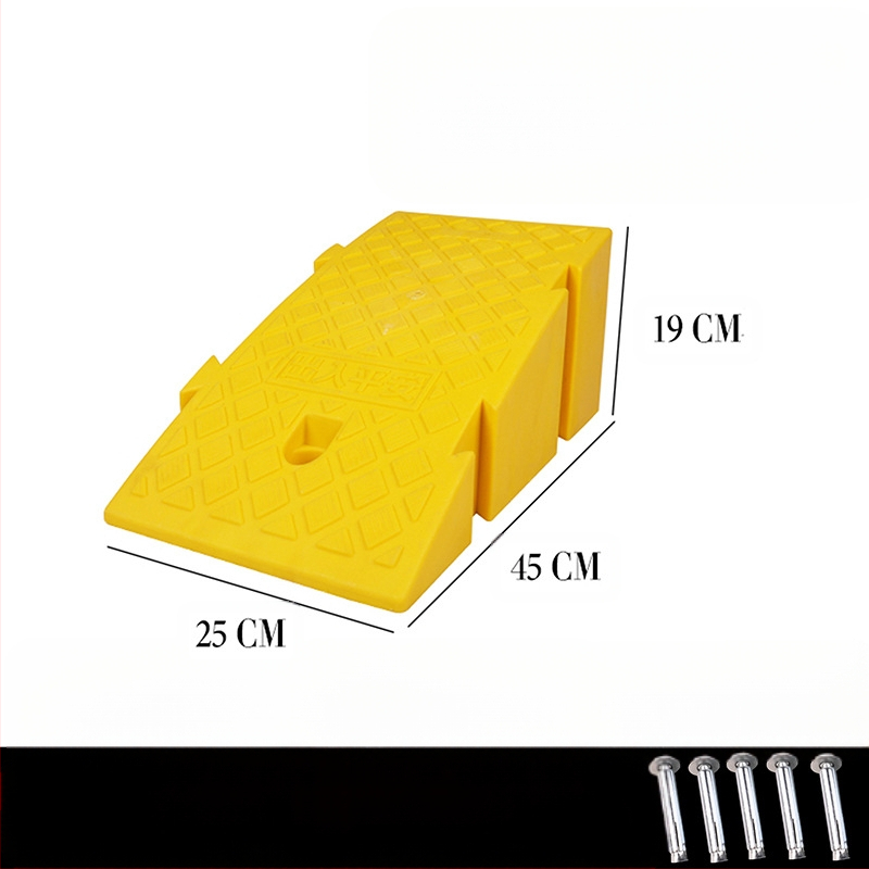 Μαξιλάρι για να ανεβείτε στο αυτοκίνητο, τον δρόμο και την άκρη του δρόμου, πλαστικό μαξιλάρι κατωφλιού οικιακής χρήσης, μαξιλάρι τριγωνικής κλίσης σκαλοπατιού, μαξιλάρι σκαλοπατιού με κλίση δοντιού