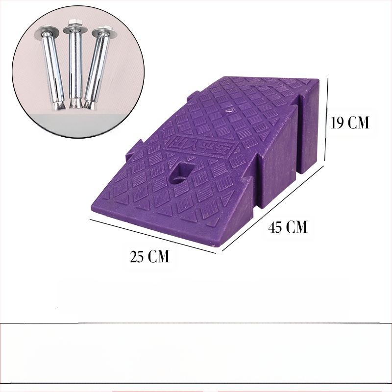 Μαξιλάρι για να ανεβείτε στο αυτοκίνητο, τον δρόμο και την άκρη του δρόμου, πλαστικό μαξιλάρι κατωφλιού οικιακής χρήσης, μαξιλάρι τριγωνικής κλίσης σκαλοπατιού, μαξιλάρι σκαλοπατιού με κλίση δοντιού