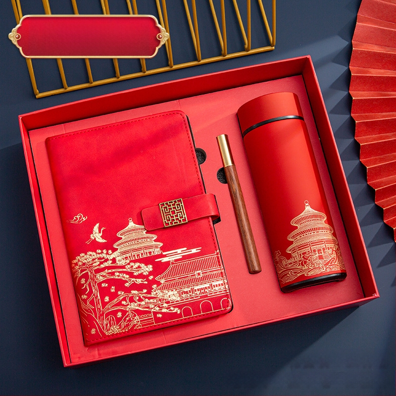 Poklon kutija za bilježnicu, odijelo za ispis, logotip National Tide, poslovni poklon, zadebljani blok A5, knjiga za sastanke tvrtke