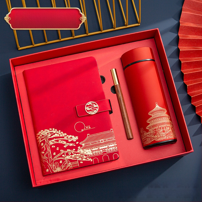 Poklon kutija za bilježnicu, odijelo za ispis, logotip National Tide, poslovni poklon, zadebljani blok A5, knjiga za sastanke tvrtke