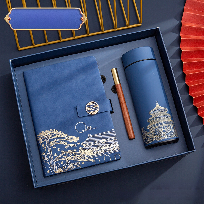 Poklon kutija za bilježnicu, odijelo za ispis, logotip National Tide, poslovni poklon, zadebljani blok A5, knjiga za sastanke tvrtke