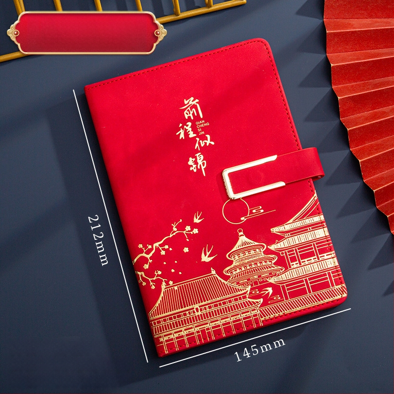 Poklon kutija za bilježnicu, odijelo za ispis, logotip National Tide, poslovni poklon, zadebljani blok A5, knjiga za sastanke tvrtke