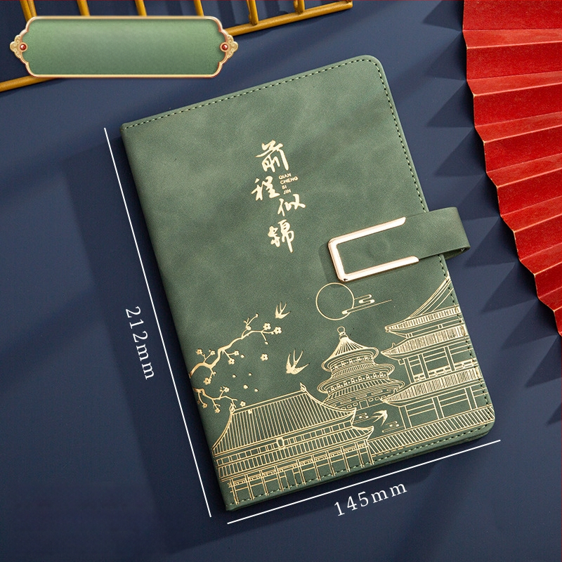 Poklon kutija za bilježnicu, odijelo za ispis, logotip National Tide, poslovni poklon, zadebljani blok A5, knjiga za sastanke tvrtke