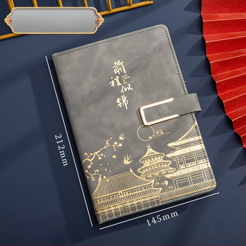 Poklon kutija za bilježnicu, odijelo za ispis, logotip National Tide, poslovni poklon, zadebljani blok A5, knjiga za sastanke tvrtke