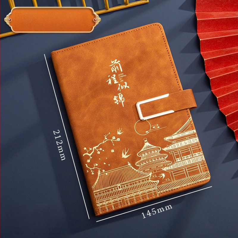 Poklon kutija za bilježnicu, odijelo za ispis, logotip National Tide, poslovni poklon, zadebljani blok A5, knjiga za sastanke tvrtke