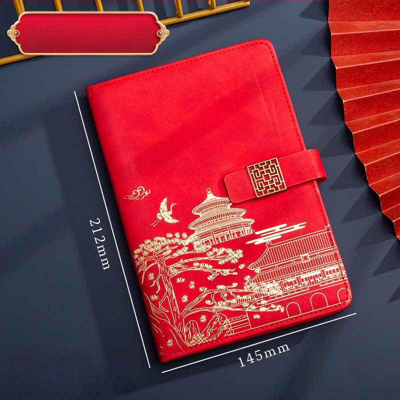 Poklon kutija za bilježnicu, odijelo za ispis, logotip National Tide, poslovni poklon, zadebljani blok A5, knjiga za sastanke tvrtke