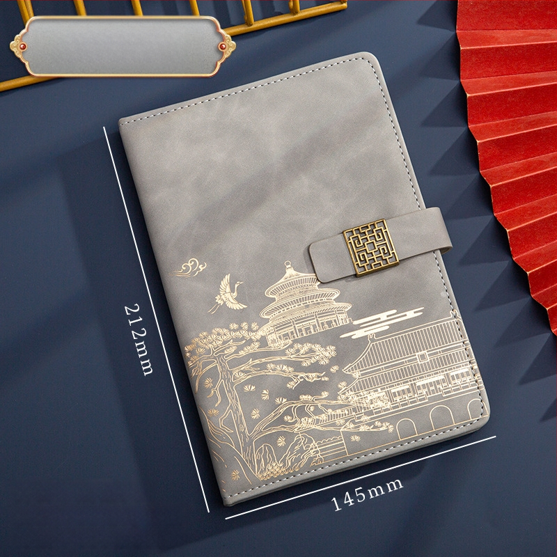 Poklon kutija za bilježnicu, odijelo za ispis, logotip National Tide, poslovni poklon, zadebljani blok A5, knjiga za sastanke tvrtke