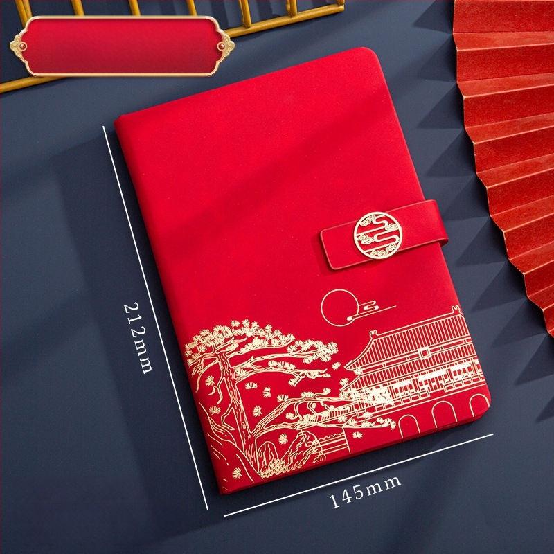 Poklon kutija za bilježnicu, odijelo za ispis, logotip National Tide, poslovni poklon, zadebljani blok A5, knjiga za sastanke tvrtke