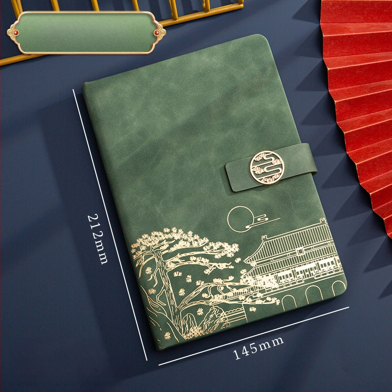 Poklon kutija za bilježnicu, odijelo za ispis, logotip National Tide, poslovni poklon, zadebljani blok A5, knjiga za sastanke tvrtke